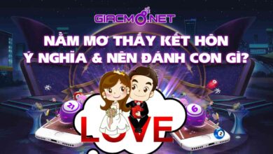 Nằm mơ thấy kết hôn đánh con gì?