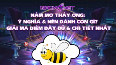 Nằm mơ thấy con ong đánh số gì?