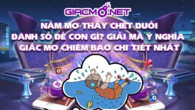 Nằm mơ thấy chết đuối đánh số gì?