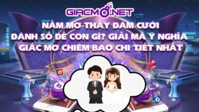 Nằm mơ thấy đám cưới đánh con gì?