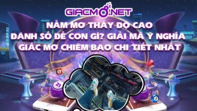 Nằm mơ thấy độ cao đánh đề con gì?