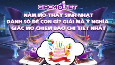 Nằm mơ thấy sinh nhật nên đánh con gì?