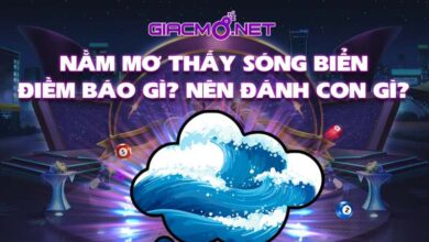 Nằm mơ thấy sóng biển đánh con gì?